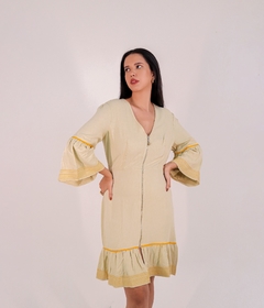 VESTIDO ZIPER FRONTAL - loja online
