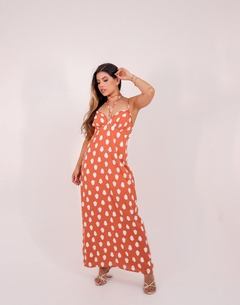 VESTIDO ALCINHA ESTAMPA PÓA