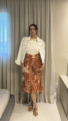 JAQUETA DENIM BRANCA ZARA na internet