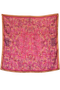Lenço Quadrado 'Pingos Pink" - comprar online