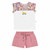 Conjunto com Aplique Termocolante de Dog Menina - Alenice