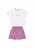 Conjunto Bordado Shine Menina - Alenice