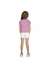 Blusa Rosa Estampa com Foil Menina - Alenice na internet