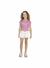 Blusa Rosa Estampa com Foil Menina - Alenice - comprar online