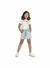 Blusa Branca Estampa com Foil Menina - Alenice - comprar online