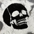 black and white skull - comprar online