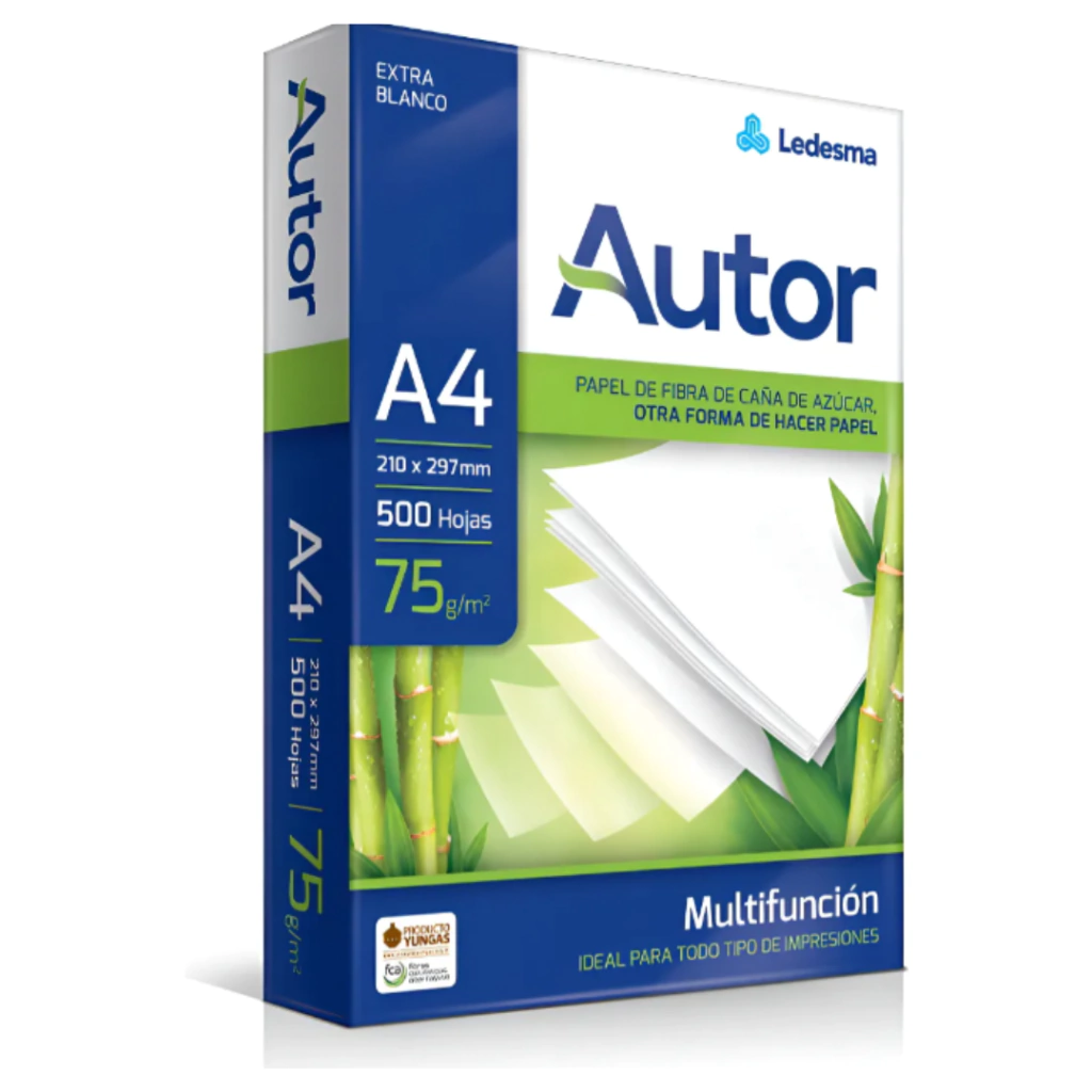 Resma Autor - Color blanco (500 Hojas)
