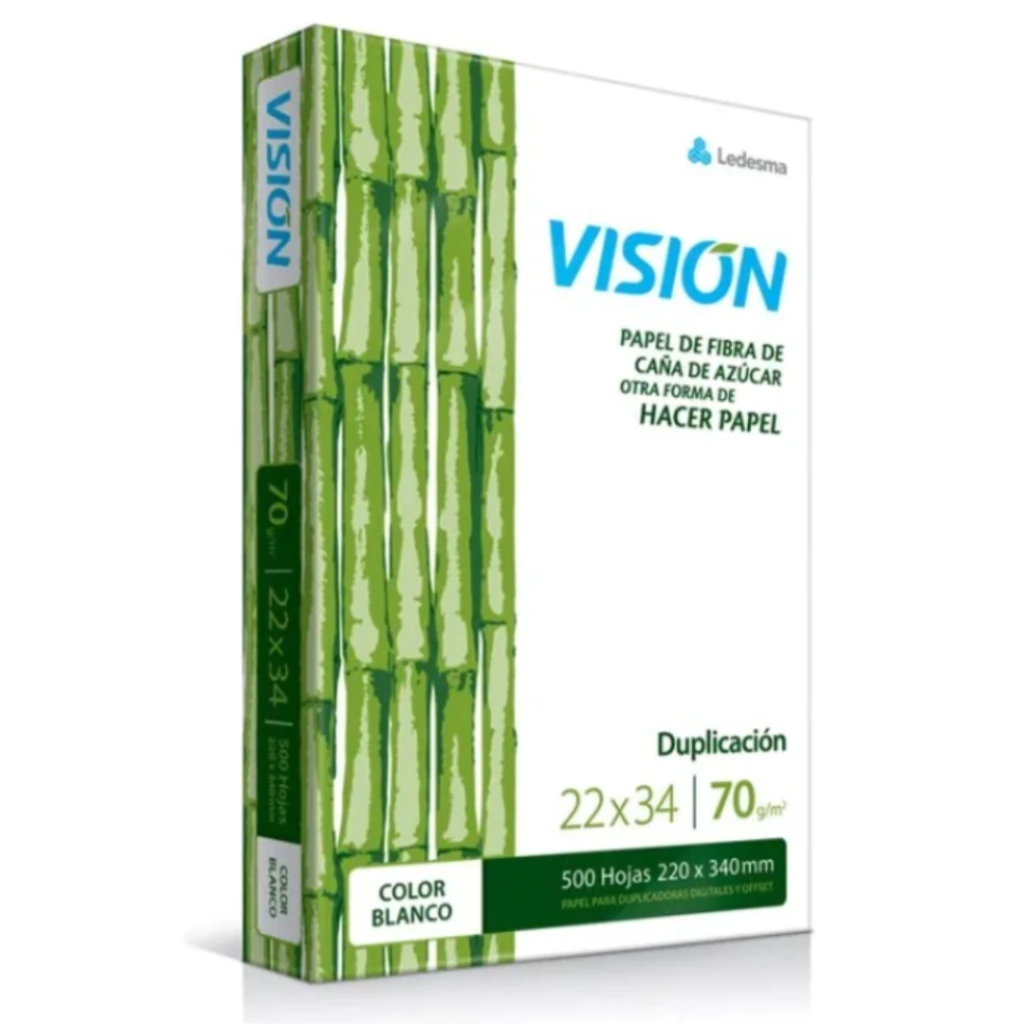 Resma Vision 22x34 70 Grs - Color Blanco (500 Hojas)