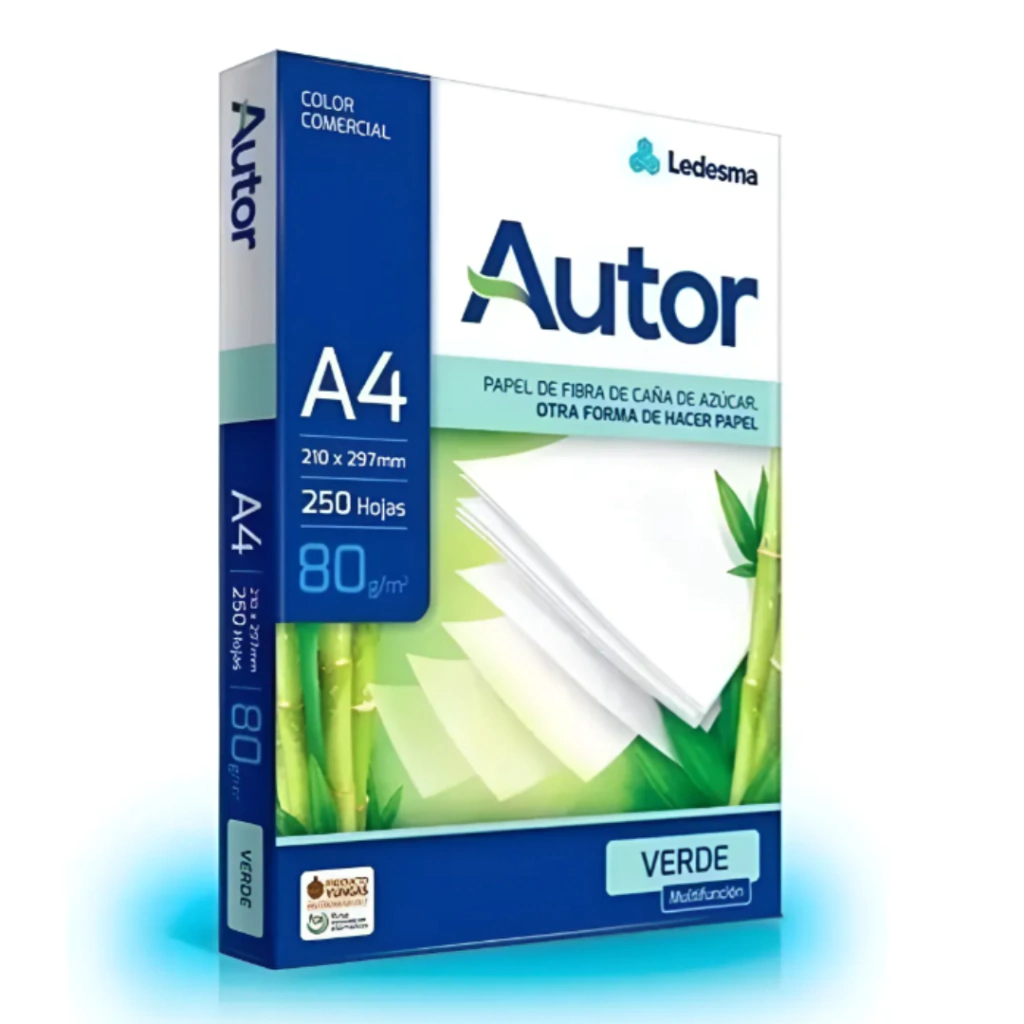 Resma Autor A4 70 Grs - Color (250 Hojas)