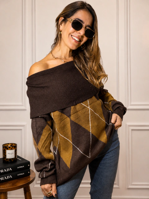 SWEATER BOTE ROMBOS en internet