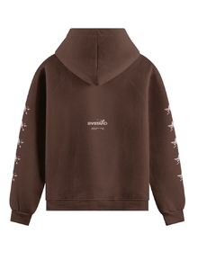 BUZO HOODIE BASTARD CENTRAL LINE MARRON - comprar online