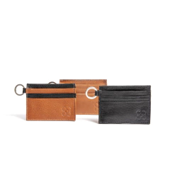 TARJETERO UNAI - Negro y orange - tienda online