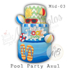 Bolo - Pool Party Azul/ Mid-03 - comprar online