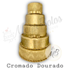 Bolo - Cromado Dourado