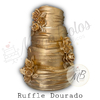 Bolo - Ruffle Dourado