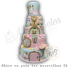 Bolo - Alice no País das Maravilhas 01