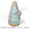 Bolo - Fundo do Mar Tradicional Rosa