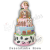 Bolo - Fazendinha Rosa