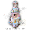 Bolo - Circo Rosa 02
