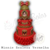 Bolo - Minnie Realeza Vermelha