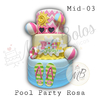 Bolo - Pool Party Rosa/ Mid-03
