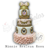 Bolo - Minnie Realeza Rosa