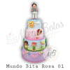 Bolo - Mundo Bita Rosa 01