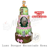 Bolo - Luxo Bosque Encantando Rosa