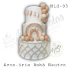 Bolo - Arco - Íris Bohô Neutro / Mid - 03