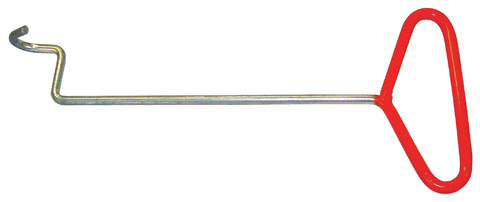 Chave gancho para trocar anel de borracha de sustentação do escapamento Raven 107001