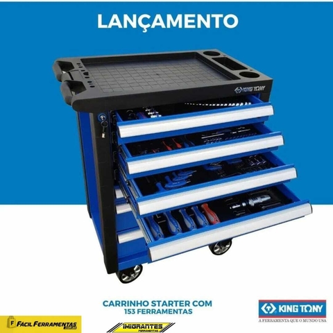 CARRINHO STATER COM 153 FERRAMENTAS - LANÇAMENTO