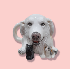 Taza mascota personalizada con 2 minimascotas adicionales
