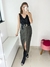 Saia Midi couro Marmorizada Clea - comprar online