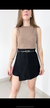 Shorts saia Brenda branco - comprar online
