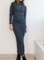 Vestido Núbia Chumbo - loja online
