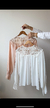 Bata Boho rose com detalhes em renda no busto Carolina na internet