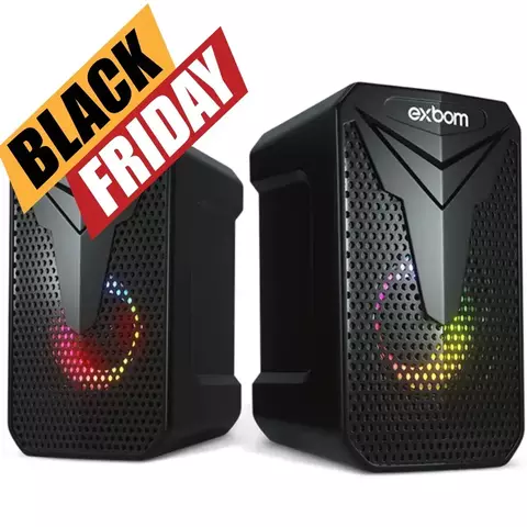 Caixa de Som Gamer RGB Led - comprar online