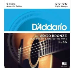 DADDARIO  EJ36 ENC.ACUSTICA 12C 010
