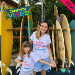 camiseta vibes - infantil decote redondo - comprar online