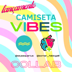 camiseta vibes - infantil decote redondo - loja online