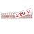 PLACA EM POLIEST. 5X25CM - VOLTAGEM 220V (11536) - comprar online