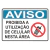 PLACA EM POLIEST. 20X30CM - PROIB. UTILIZ.CELULAR (12598)