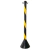PEDESTAL PLASTICO ZEBRADO 90CM PRETO E AMARELO (3560)