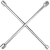 CHAVE DE RODA CRUZ 17 X 19 X 21(13/16) X 22MM (42833)