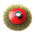 ESCOVA CONICA ACO ONDUL.100MM/M14 P/ ESMER. LATON. (99567)