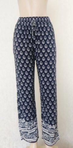 Calça Estampada Com Bolso