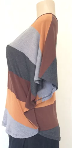 Blusa Listras Manga Raglan - H. Laraphy na internet