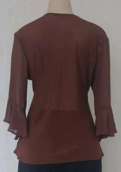 Blusa Manga 3/4 Marrom - comprar online