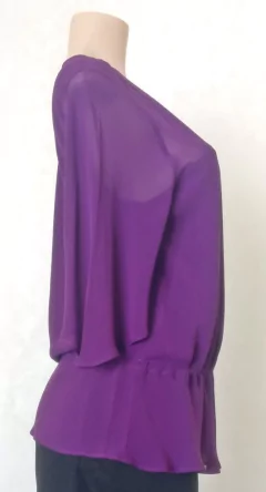 Blusa Sobreposição Transpassada - Luby na internet