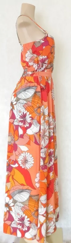 Vestido Longo Estampa Floral